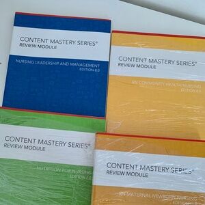 Ati Nursing Books Set of 4